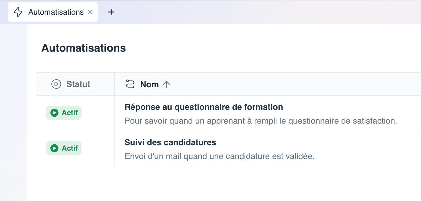 Miniature du tutoriel Créer une automatisation pour agir automatiquement sur vos données